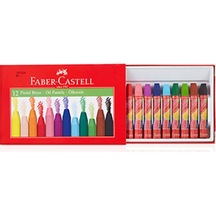 Faber Castell 125312 Pastel Boya Kalemi 12 Adet - Karışık Renk Çok Renkli