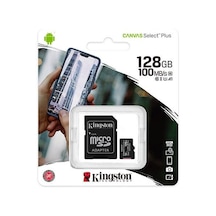 128 Gb Kıngston Micro Sd Card Cl10 Sdcs2/128Gb Canvas Select