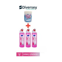 Diversey 4'lü Temizlik Paketi 3 Adet Extra Banyo Temizleyici + 1 Adet Beyazlar İçin Leke Çıkarıcı