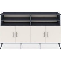 Arges Konsol 6 Raflı 4 Kapaklı 176x30x99 Antrasit-aytaşı/antrasit Antrasit-aytaşı/antrasit