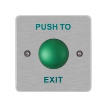 Ds-k7p06 Acil Çıkış Butonu Exit & Emergency Button No/nc/com Metal