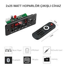2 X 25 Watt Ses Çıkışlı Fm Dekoder 5.0 Versiyon Bluetooth , Usb ,tf Kart , Fm Radio , Mp3 Player
