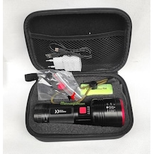 Mey İthalat Powerdeks Pd-9000 Profesyonel Avcı Feneri Çok Renkli