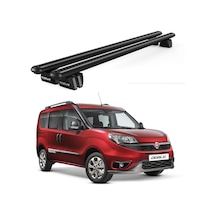 Pençe Fiat Doblo Ara Atkı 2010-2022 Uyumlu Siyah Ara Atkı Port Bagaj Tavan Barı