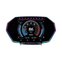 F11 Obd2 + Gps Head Up Display Hud, Dijital Hız Göstergesi, Sıyah