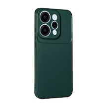 Oppo Reno 15 Uyumlu Auto Focus Karbon Kapak - Koyu Yeşil