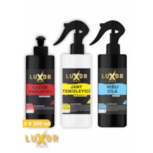 Luxor Kimya 3 Lü Set 200 Ml Jant Temizleyici & Lastik Parlatıcı &