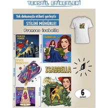 Ütü İle Yapışan Kıyafet Etiketi Prenses İsabella 6lı Set Karışık