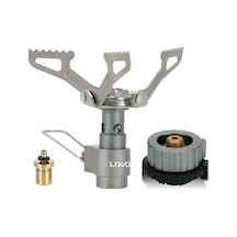 Lixada Taşınabilir Kamp Ocağı Seti: Titanyum Alevli, Gaz Adaptörlü, Doldurma Başlıklı Çok Renkli Çok Renkli