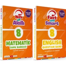 Tammat 8. Sınıf Matematik + İngilizce Hızlı Ve Akıllı Soru Bankası Set 2 Kitap