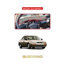 Mazda 323 Kapaklıtorpido Koruma Halısı Kırmızı Kenar