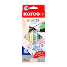 Kores Kolores Magic 12'li Ahşap Boya Kalemi 124-Pembe