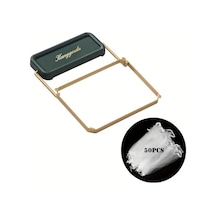 Honeybeeshop Yeşil 50 Torbalı Mutfak Lavabo Filtresi Katlanabilir Tıkanma Önleyici Çöp File Torbası