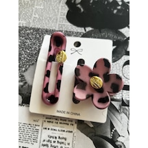 Pembe Leopar Desen 2 Li Toka Pembe