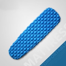 Wondernest Yürüyüşü Yok Yatak Yastık Yastığı Uyku Şişme Mavi Mat Kamp Için Hava Yatağı Gm-am04 Eşkenar Dörtgen Açık - Xp Altın