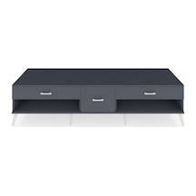 Kronos Tv Ünitesi 3 Çekmeceli 220x59x51 Antrasit-çam/antrasit Atlas Çam/antrasıt - Antrasıt