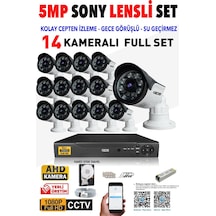 Ids - 14 Kameralı 1080P Fullhd 5Mp Sony Lensli Kamera Seti - 2015