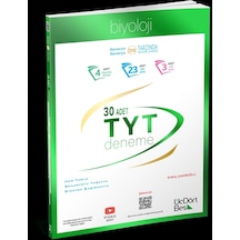 TYT Biyoloji 30 Deneme  -  Erdinç Çakıroğlu  -  Üç Dört Beş Yayınları