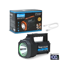 Watton Wt-417 Led Şarjlı El Feneri 25w