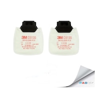 3M D3135 Secure Click P3 R Partikül Filtresi - 2 Çift