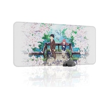 Koe No Katachi Kaymaz Dikişli Kauçuk Oyuncu Mousepad V2 - 90x40 Xxl Gaming Mouse Pad Fare Altlığı