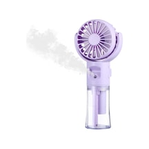 Buffer 4 Kademeli Spreyli Şarjlı El Fanı Boyuna Asılabilir Usb Şarjlı Taşınabilir Mini Fan F4