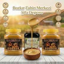 Bozkır Tahin Merkezi Ata Tohum Altın Susam Tahin 930 Gr 2adet &köy Üzüm Pekmezi 950gr Doğal&katksız