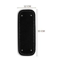Sensy Uzun Çanta Tabanı Suni Deri 12cmx33cm Canta Aksesuarı Ve Çanta Aksesuar Siyah Sensy Uzun Çanta Tabanı Suni Deri 12cmx33cm Canta Aksesuarı Ve Çanta Aksesuar Siyah