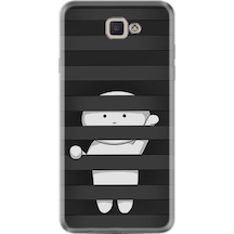 Samsung Uyumlu Galaxy C7 Kilif Silikon Desenli Yanlizlik 1908 539304227