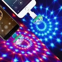 Rutter Led Small Magic Ball - Galaxy Uyumlu Disko Işığı Micro