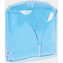 Titiz Tp-267 Z Katlama Kağıt Havlu Dispenseri Aparatı - Şeffaf Mavi - Plastik - 28 Cm. - 1 Adet
