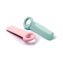 2 Adet Pratik Renkli Kavanoz Açacağı- 2li Renkli Kavanoz Açacağı Pembe Diğer