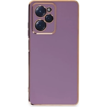 Newface Xiaomi Poco X5 Pro 5g Kılıf Volet Silikon - Mor