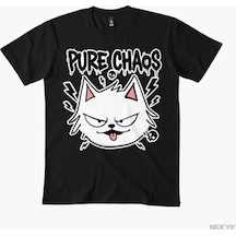 Flood Of Style Kedi Saf Kaos Tişört Erkekler Kadınlar İçin % 100% Pamuklu Tişörtler Kısa Kollu Üstler 1217-3 Çok Renkli