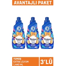 Yumoş Extra Lilyum 3 X 1.440 Ml 3 Adet 2'li Set