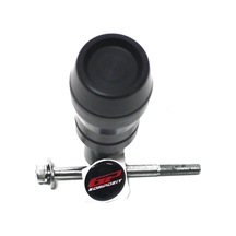 GP Kompozit Yamaha MT-25 2015-2023 Uyumlu Egzoz Koruma Takozu Siyah