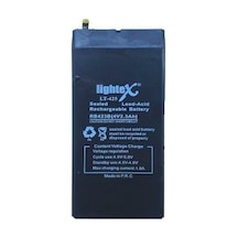 4 Volt 2.3 Amper 10x5x2 Lightex Lt-425 Akü 50 22 100 Mm