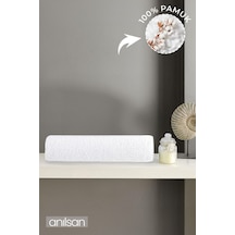 Beyaz El Havlusu - 50x90 Cm, 225 Gr, %100 Pamuk, Spa Ve Otel Havlusu, Günlük Kullanıma Uygun Beyaz