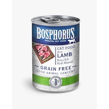 Bosphorus Tahılsız Kuzu Etli Konserve Yetişkin Kedi Maması 12 x 415 G