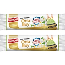 Koroplast Yasemin Kokulu Büzgülü Orta Boy Çöp X2
