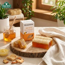 Biodermine Doğal Kabak Lifli Arı Sütü Ve Ballı Sabun - Besleyici Bakım 130 Gr