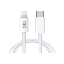 Bix BX-IP02UC Type-C to Lightning Data ve Şarj Kablosu Beyaz 1 Me