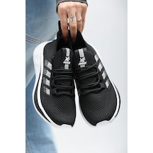 2201-awıdox Anatomik Tabanlı Unisex Bağcıksız Sneakers Ayakkabı Siyah  -  Beyaz