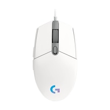 Logitech G G102 Lightsync Kablo Gaming Mouse Beyaz