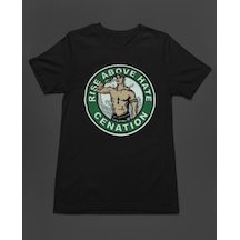 Bumeta John Cena Never Give Up Cenation American Güreşi Unisex Tişört T-shirt Siyah