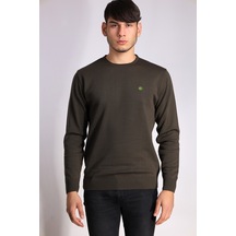 Layyagosta Erkek Triko Kazak Haki (504887005) Haki