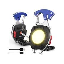 Wrt Şarjlı Led Lambası Kamp Çakmak Mini Fener Çok Amaçlı Alet Yürüyüş Ekipmanı Seyahat Aleti Çok Renkli