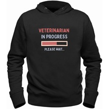 Veteriner İn Progress Siyah Sweatshirt 001