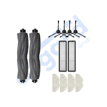 Dreame D10s, D10s Pro, D9 Max Gen 2 Uyumlu 2 Ana Fırça 4 Yan Fırça 2 Filtre 4 Mop Pkt-iasgf0000937