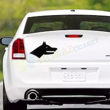 Göktürk Logo Türk Kurt Sticker Oto Sticker Araba Cam Yapıştırma